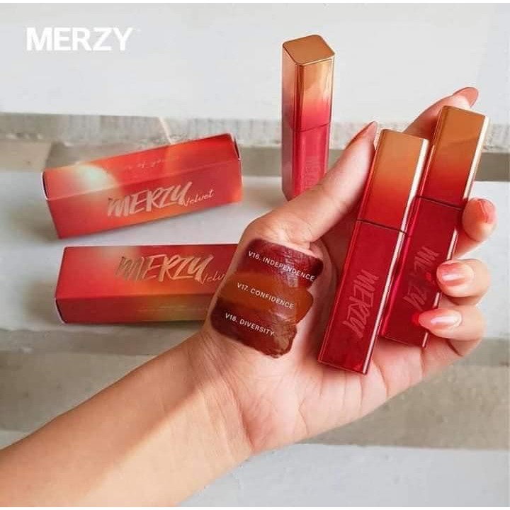 [V13 - V18] Son Kem Lì Merzy The First Velvet Tint Season 3 | Thế Giới Skin Care