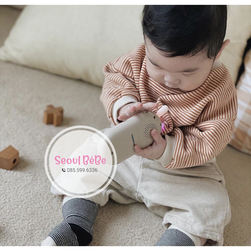 <có sẵn> Đồ chơi Điện thoại di động Baby Rabbit nhiều âm thanh Haave Bricks nội địa Hàn