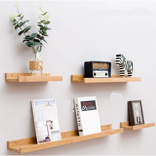 Kệ gỗ treo tường trang trí Kệ mỹ phẩm Kệ sách kệ gỗ trang trí phòng ngủ