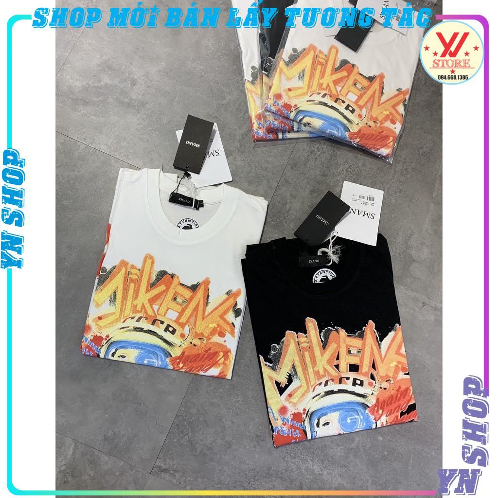 Áo thun nam nữ tay lỡ MIKENKO SPF ô tô hot trend 2021 - ao phông unisex form rộng chất cotton