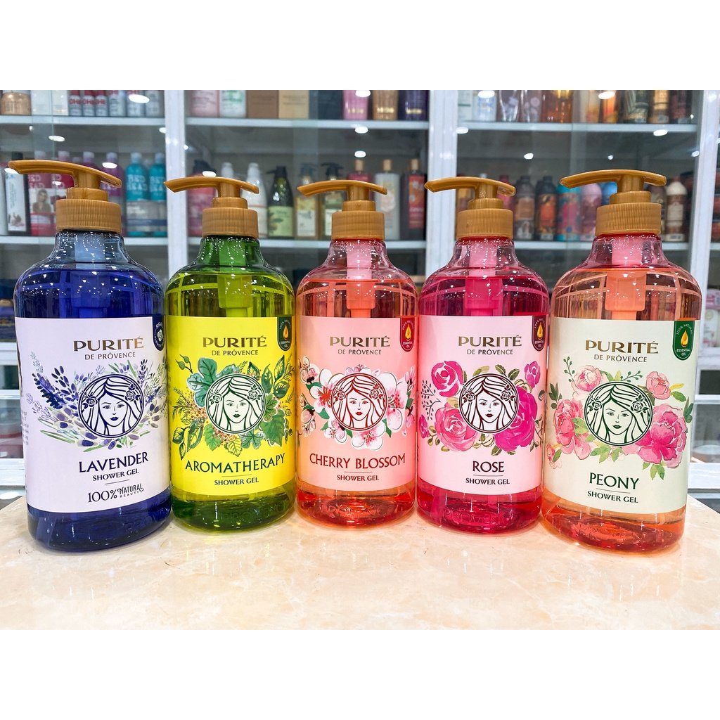 Sữa Tắm Purite 850ml Đủ Mùi Hương