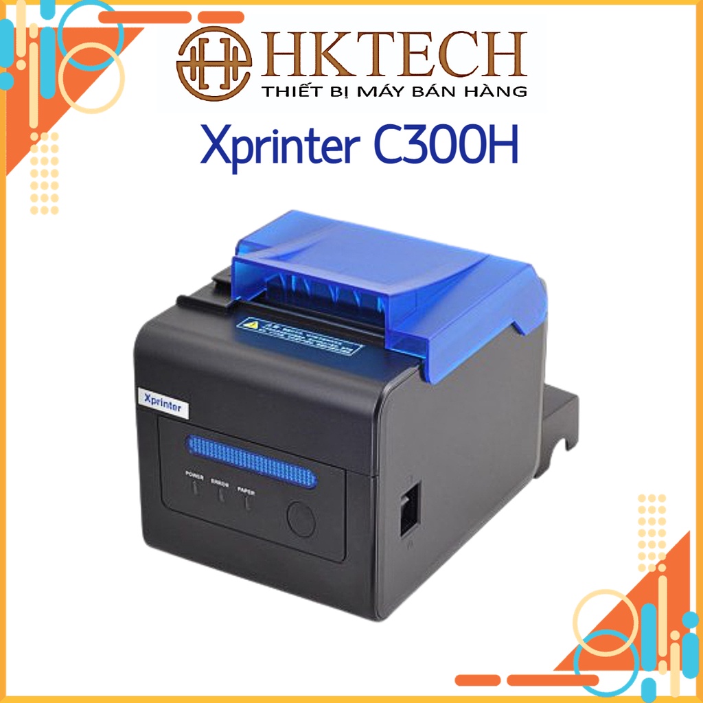 Máy in hóa đơn Xprinter C300H khổ 80, in qua USB + LAN