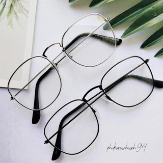 Gọng kính ngố | Mắt kính Unisex viền [Kèm hộp] - K03