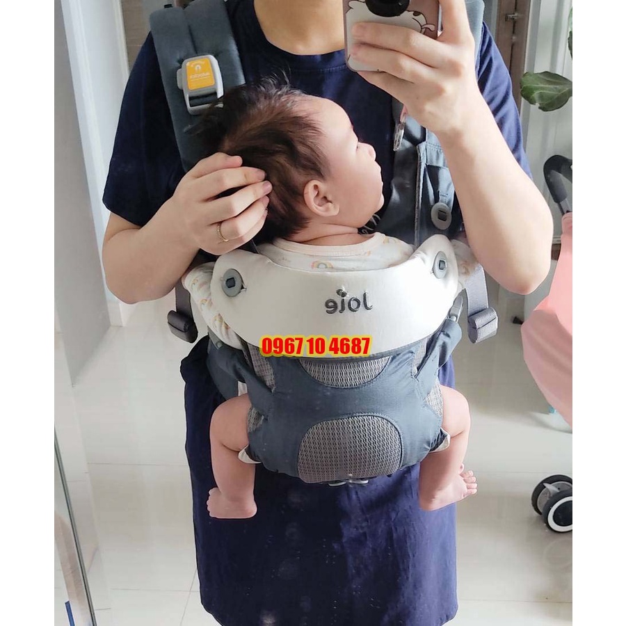 Địu ngồi Joie Savvy cao cấp 4 tư thế cho bé từ sơ sinh đến 15kg