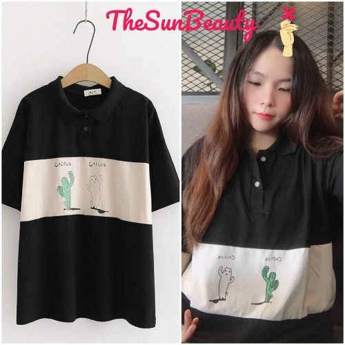ÁO THUN  POLO TAY LỠ CÓ CỔ FORM RỘNG UNISEX MẶC CẶP , NHÓM HỌA TIẾT SIÊU CƯNG