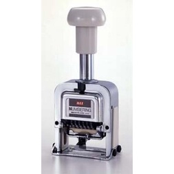 Dấu đóng sổ nhảy Max 6 số 5mm Siêu bền N607 Numbering Machine