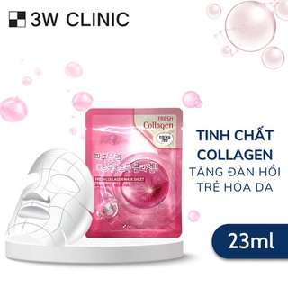 COMBO 10 MIẾNG MẶT NẠ DƯỠNG DA COLLAGEN FRESH MASK SHEET 3W CLINIC