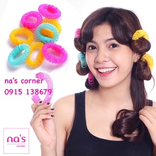 Bộ lô cuốn tóc lò xo không nhiệt 1 cái-6 cái/8 cái