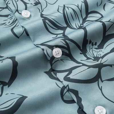 Áo sơ mi tay lỡ Galvin form rộng chất mát cộc tay đứng dáng unisex SMGV149-M2  - Leo Vatino | BigBuy360 - bigbuy360.vn