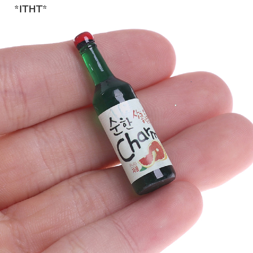 Set 10 Chai Rượu Mini Tỉ Lệ 1: 12 Cho Bé Chơi Đồ Hàng