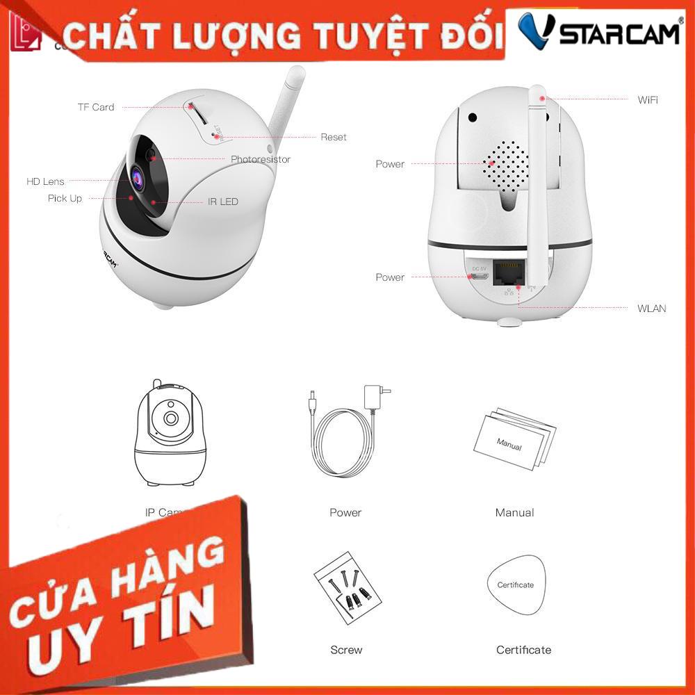 (giá khai trương) Camera giám sát IP wifi hồng ngoại ban đêm Vstarcam G45S Full HD 1080P 2MP