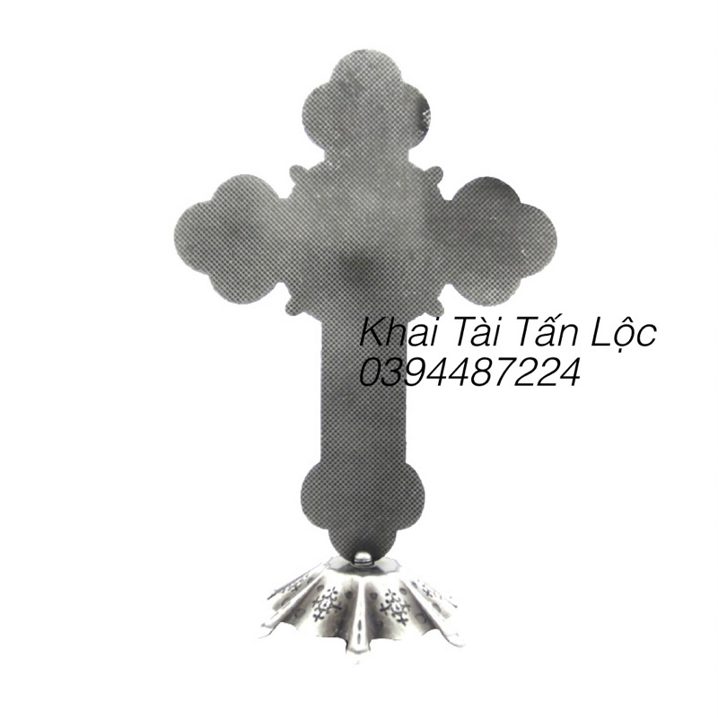 Thánh giá Chúa Jesus - Giêsu Công giáo cao 20cm để bàn , để xe trư tà bình an bạn Phước