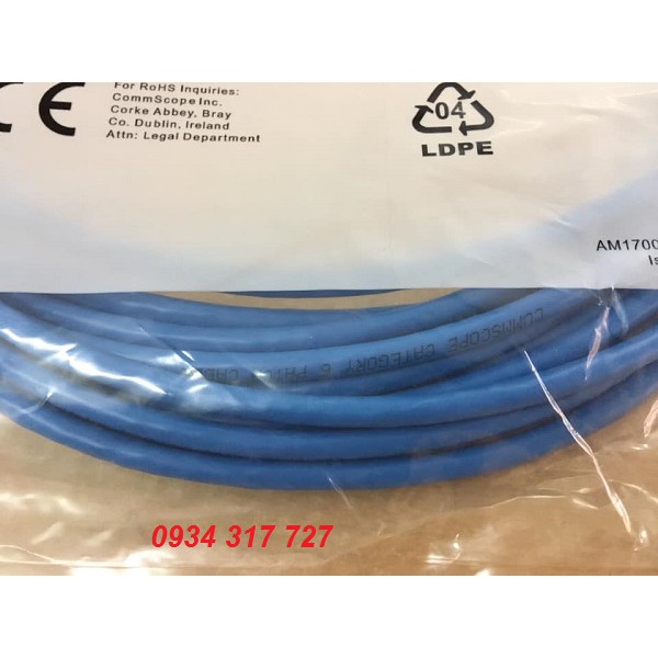 Dây mạng commscope 10m cat6 tốc độ 1GB