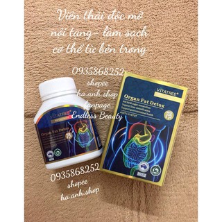 Viê Organ Fat Detox Vitatree 60 viên