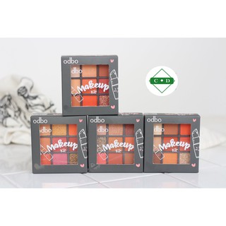 Set phấn mắt - má - mày - son Odbo