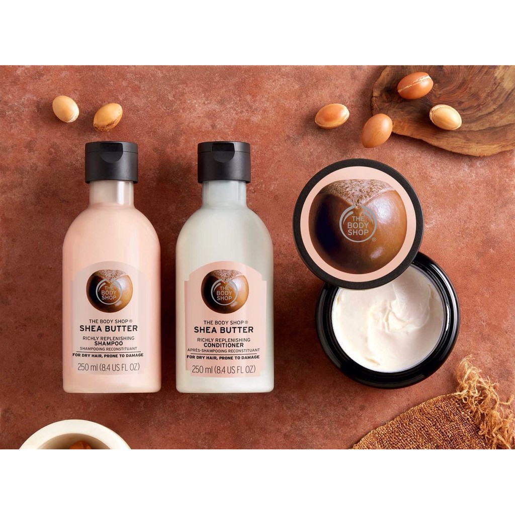 DƯỠNG THỂ VÀ CHĂM SÓC TÓC - BỘ QUÀ TẶNG THE BODY SHOP SHEA