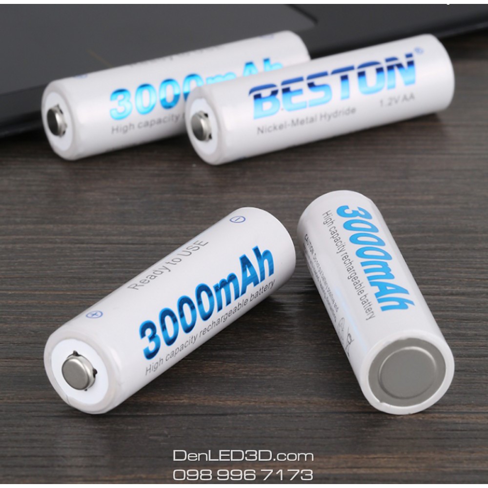 [Chính Hãng] Bán Lẻ Pin Sạc BESTON 1200 3000 3300 mAh, Dung Lượng Thật, BH 1 Đổi 1