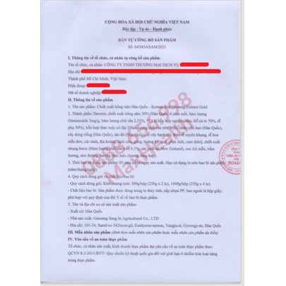 CAO HỒNG SÂM NÚI CAO CẤP KGF  – MAXHEALTH