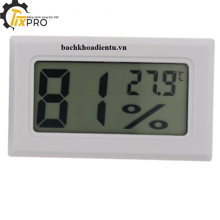 Đồng hồ đo nhiệt độ, độ ẩm phòng chính xác cao không dây