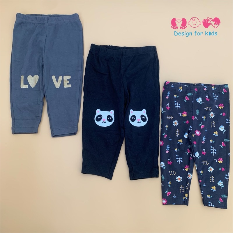 Quần dài quần legging xuất dư các hãng cho bé trai và bé gái (chọn mẫu)