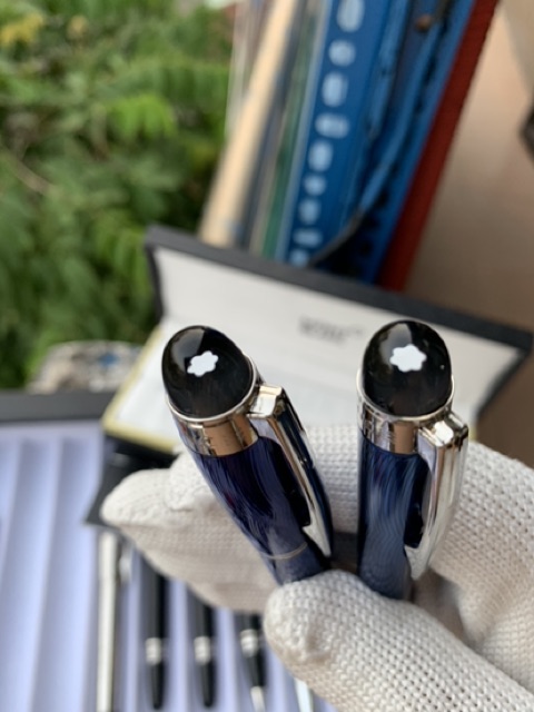 Bút Montblanc Starwalker Cool Blue Fineliner Platinum Trim