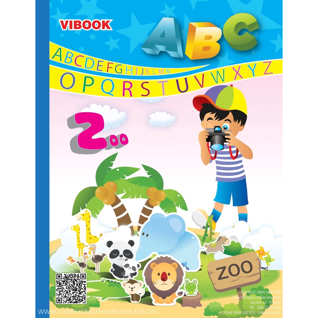 Tập học sinh 96 trang 4 ô ly ABC định lượng dày 80gsm SUKADO