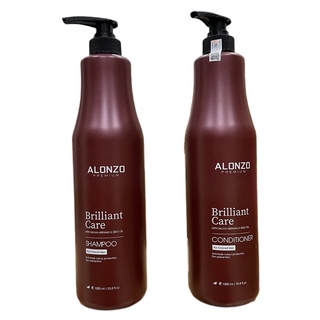 Gội xả Alonzo Brilliant chăm sóc tóc nhuộm 1000mlx2 ( New 2024 )