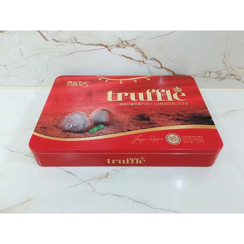 quà tặng tết Socola Truffle Queen Hộp đỏ Royal