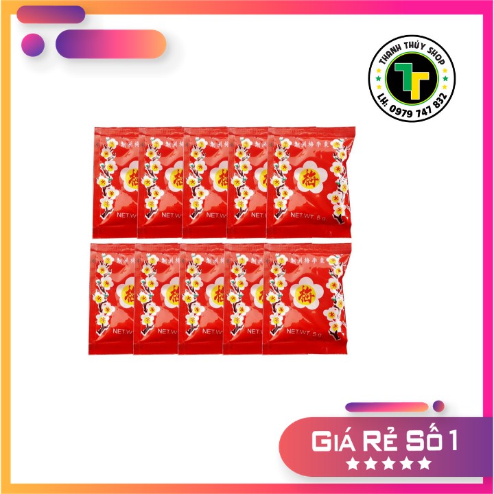 Xí muội Hoa Mai Thái Lan ăn ngay để trở về tuổi thơ bán lẻ từng gói loại 5g | BigBuy360 - bigbuy360.vn