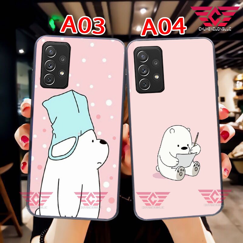 Ốp lưng SAMSUNG A22/ A03S/ A12/ A32/ A52/ A72 - GẤU DỄ THƯƠNG