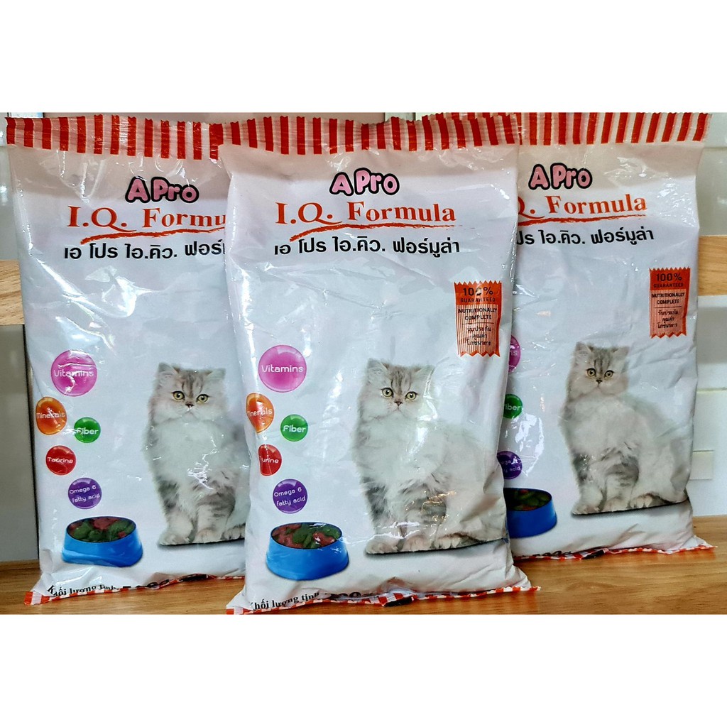 Thức Ăn Hạt Khô Đồ Ăn Cho Mèo APro IQ Formula 500g - Kún Miu Pet Shop