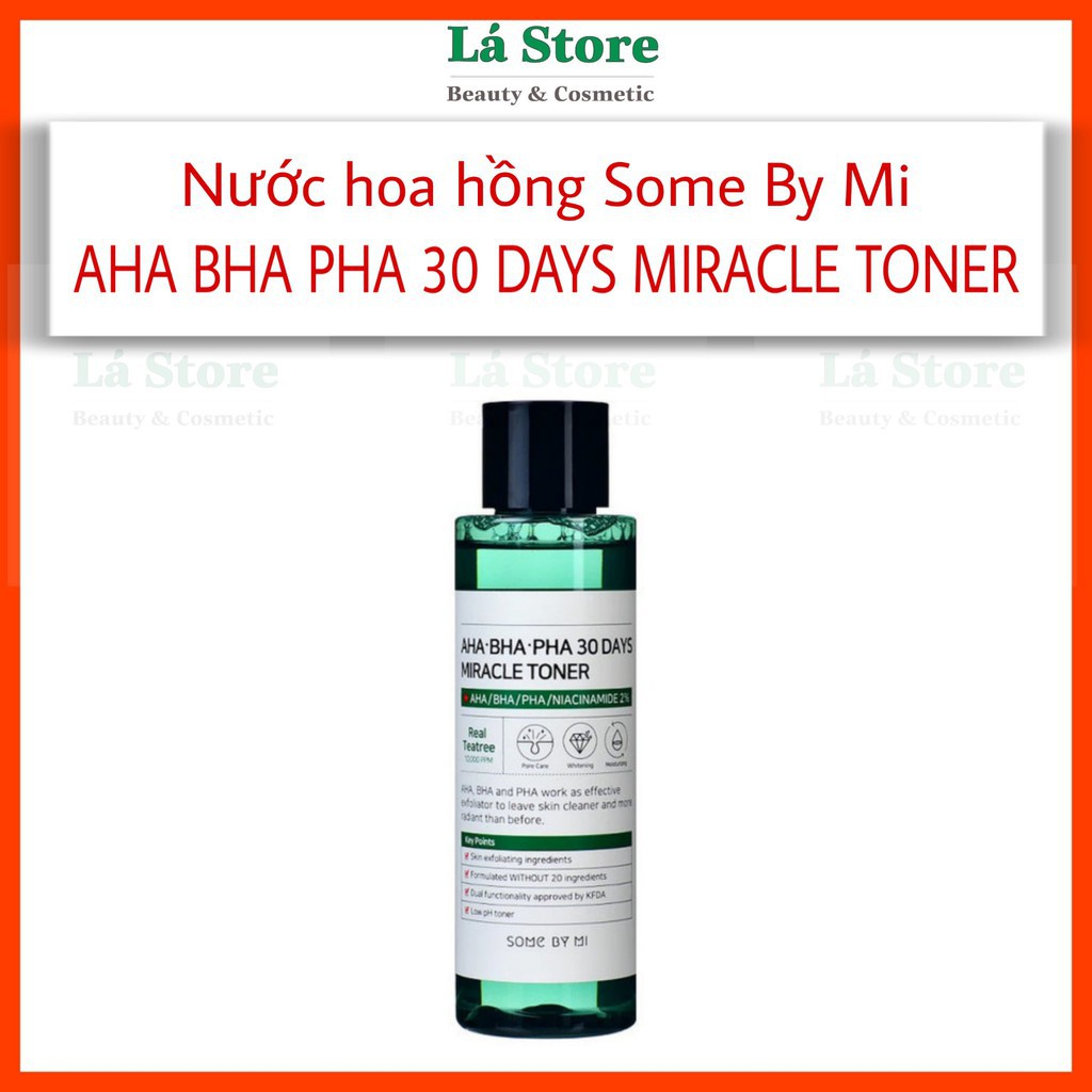 Nước hoa hồng Some By Mi AHA-BHA-PHA 30 Days Miracle Toner 150ml