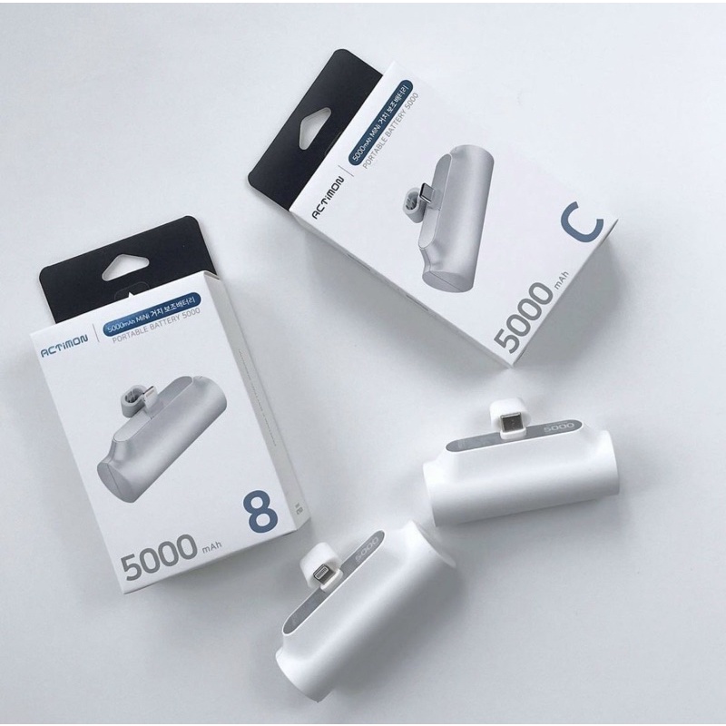 Pin sạc dự phòng Actimon mini 5000mAh IOS/Android nội địa Hàn Quốc