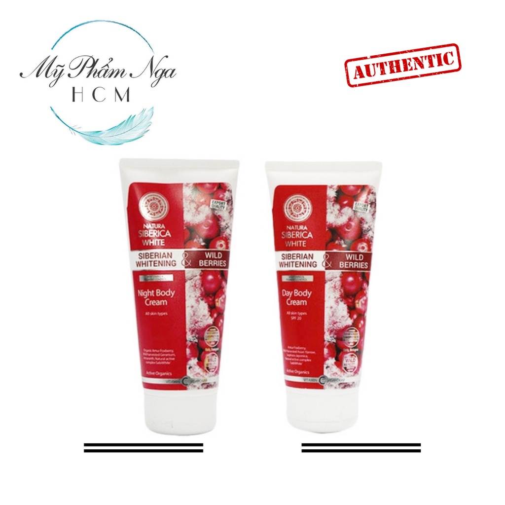 Kem siberica trắng da toàn thân - Kem body siberica trắng da