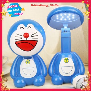 Đèn Học Kiêm Đèn Ngủ Để Bàn Chống Cận Doremon Cute Lạc Lối