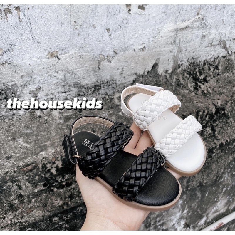 Sandal Cho Bé Gái Sandal Trẻ Em Cao Cấp THE HOUSE KIDS Đan Màu