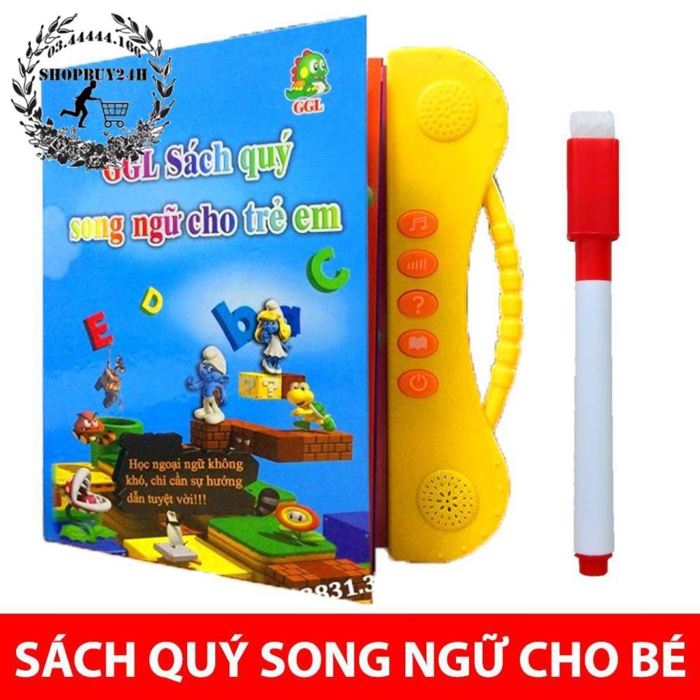 [HCM] -  Sách Điện Tử Thông Minh Cho Bé -Sách Song Ngữ Cho Bé Học Tiếng Anh - Q2