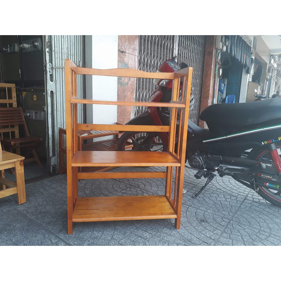 Kệ sách gỗ 3 tầng ngang 60cm - Lê Tâm Furniture