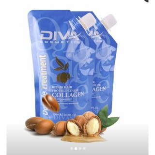 (chính hãng) HẤP DIVA PHỤC HỒI TÓC 500 ml túi