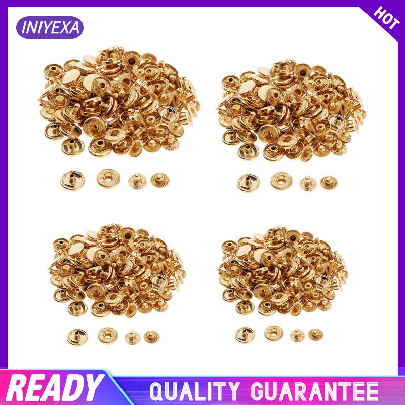 Bộ 30 Nút Bấm Bằng Đồng Thau Chuyên Dụng Cho May Vá Áo Khoác Da / Túi Xách