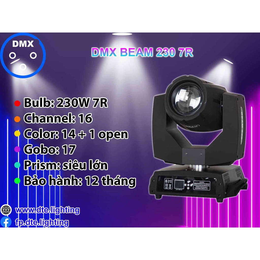 Đèn DMX Beam 230 7R