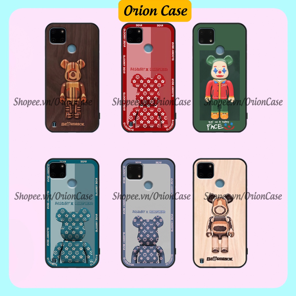 Ốp lưng Realme C21Y - C25 - C25Y in hình bearbrick 3D thời trang, cá tính. ốp chống sốc, bền đẹp