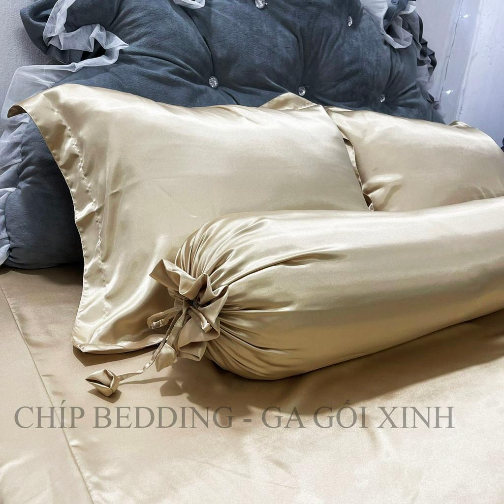 TRỌN BỘ DRAP PHI LỤA THÁI TUẤN HÀNG LOẠI 1 - VÀNG KEM - ĐỦ KÍCH THƯỚC( ẢNH THẬT SHOP CHỤP)