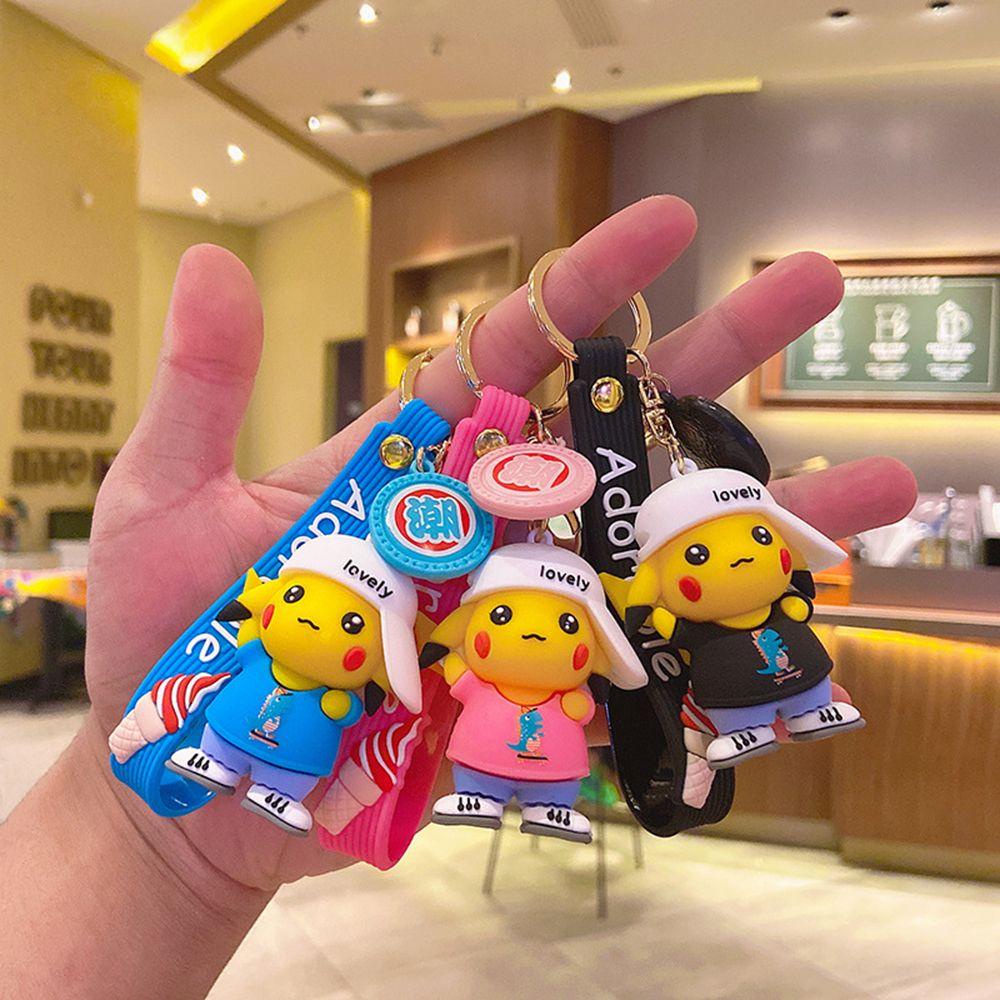 Móc Chìa Khóa Hình Búp Bê Hoạt Hình Pokemon Dễ Thương