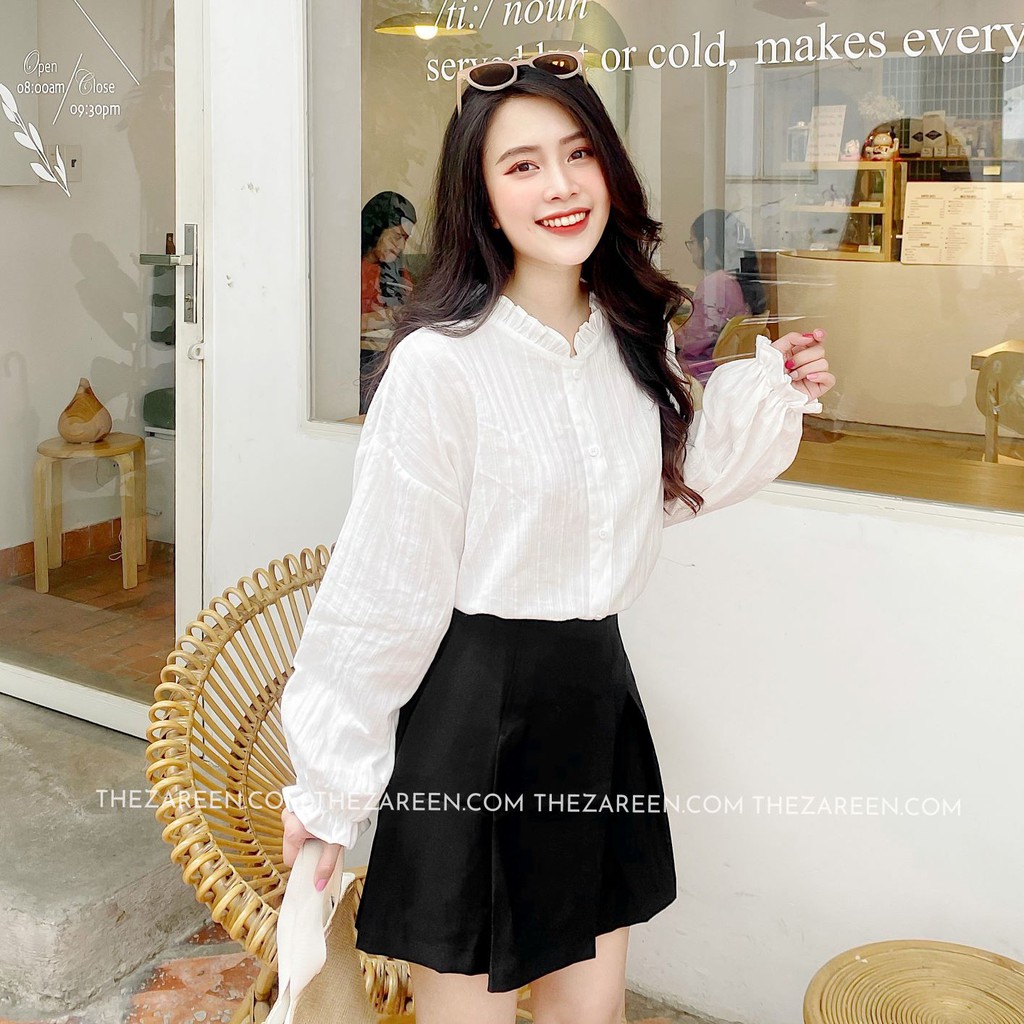 CHÂN VÁY XẾP LI ZAREEN VAA09 ĐEN | BigBuy360 - bigbuy360.vn