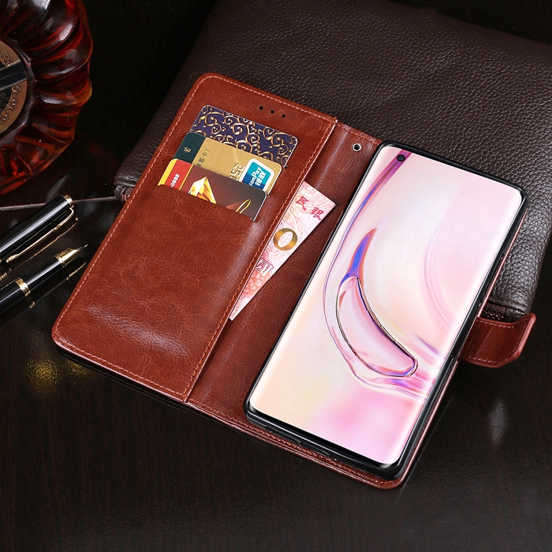 Bao da điện thoại PU dạng ví nắp gập từ tính bảo vệ cho XIAOMI MI 10 PRO
