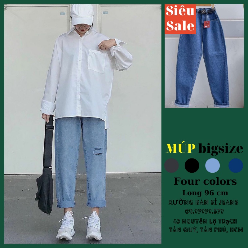 Quần Baggy Đen Xanh Đậm, Xanh Sáng, Form Rộng Đẹp, Lưng Cao, Không Co Giãn