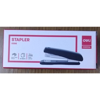 Dập ghim số 3, 25 tờ deli e0306 - 3 màu ngẫu nhiên