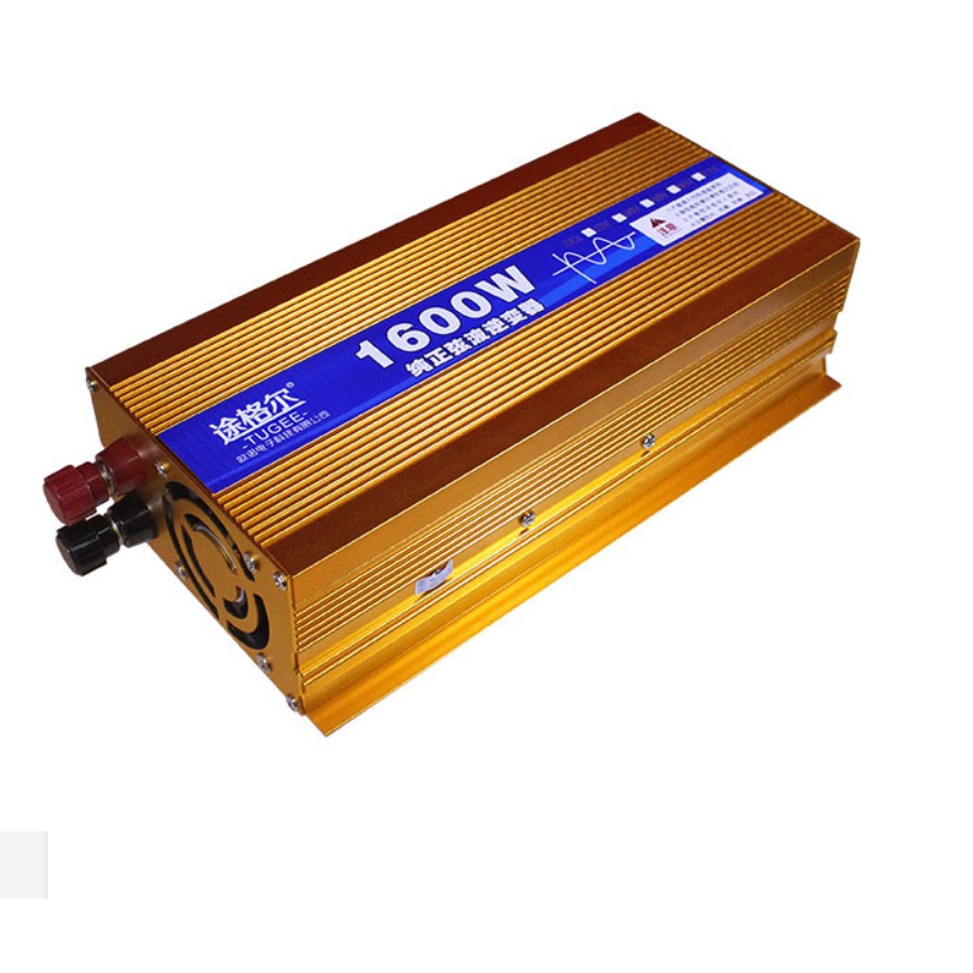 INVERTER ĐỔI ĐIỆN 12V - 220V SINE CHUẨN 1600W - Đổi nguồn DC 12V lên 220V công suất 1600W sin chuẩn.