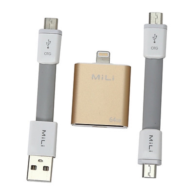 Ổ Cứng Di Động Mili IDATA 64GB USB 3.0 (Vàng) - Hàng Chính Hãng